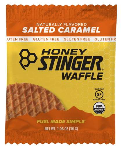 Honey Stinger Organic Gluten Free Energy Waffles 12 Pack [Salted Caramel]