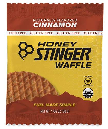 Honey Stinger Organic Gluten Free Energy Waffles 12 Pack [Cinnamon]