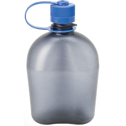 Nalgene 32oz Oasis Canteen Narrow Mouth Sustain Bottle, Gray