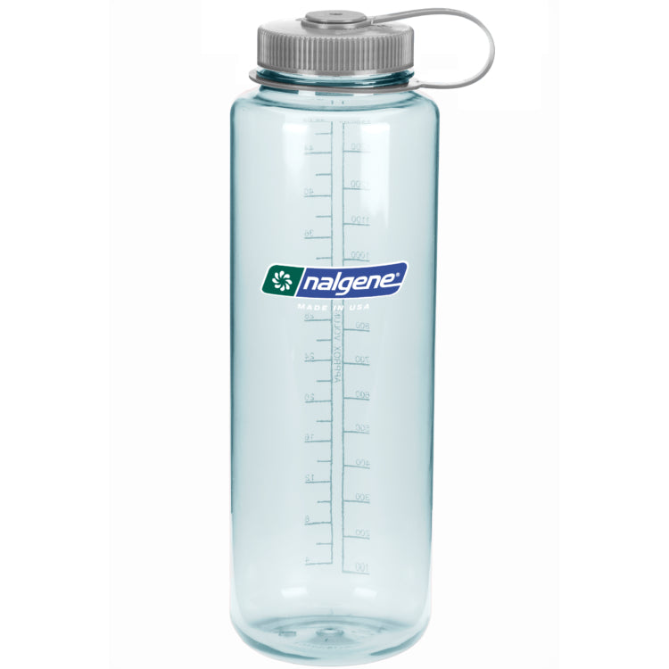 Nalgene 48oz Wide Mouth Sustain Water Bottle, Seafoam