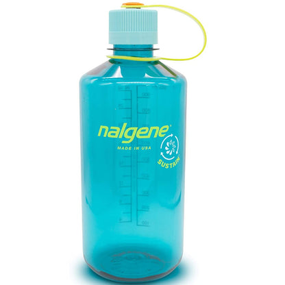 Nalgene 32oz Narrow Mouth Sustain Bottle, Cerulean