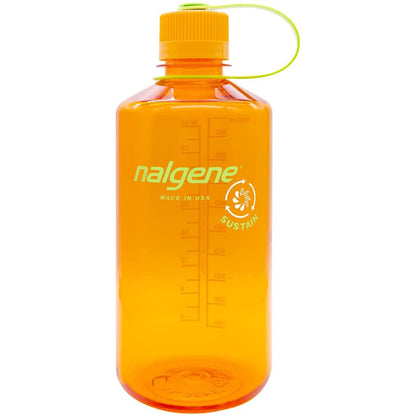 Nalgene 32oz Narrow Mouth Sustain Bottle, Clementine