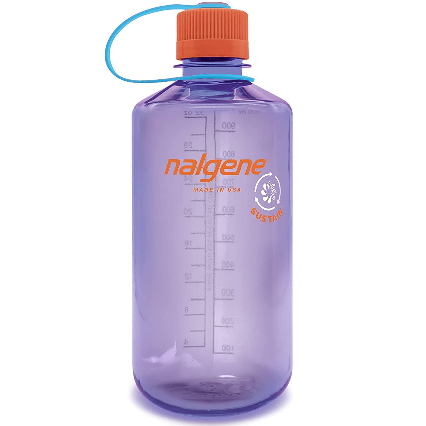 Nalgene 32oz Narrow Mouth Sustain Bottle, Amethyst