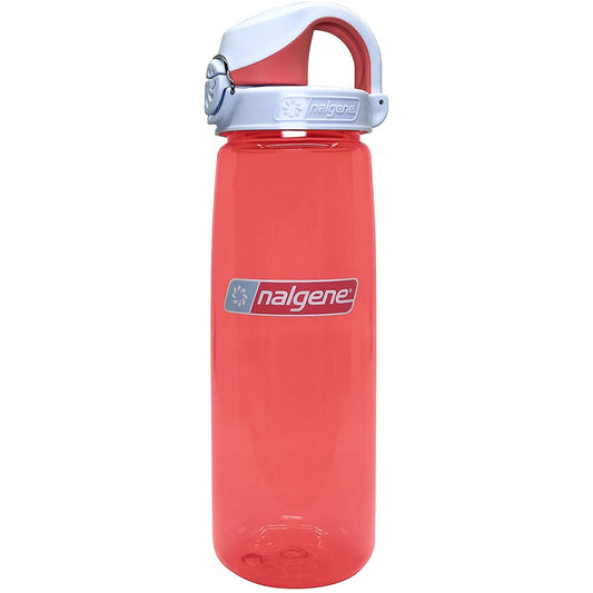 Nalgene 24oz On-The-Fly (OTF) Sustain Bottle, Coral w/ Frost Coral Cap