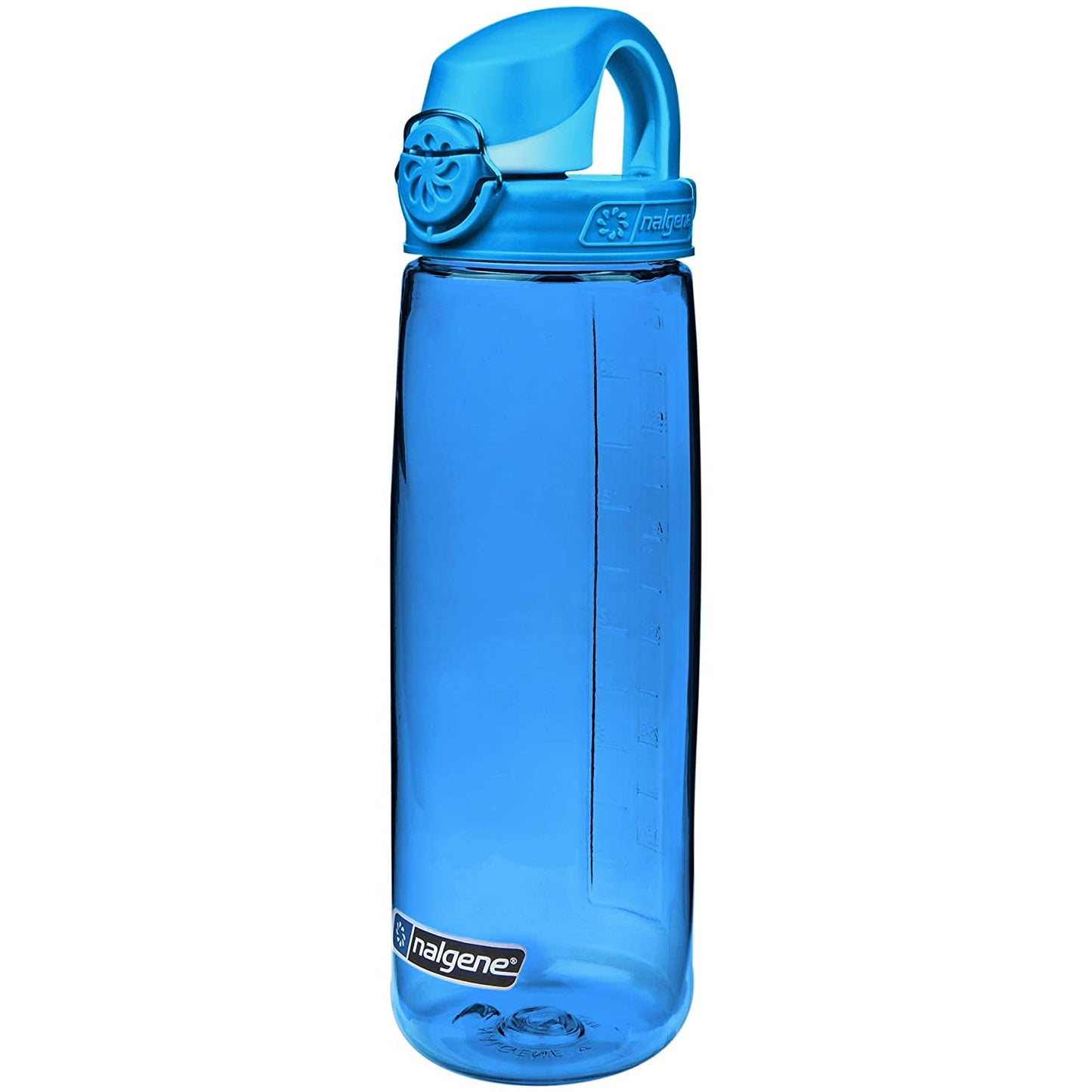 Nalgene 24oz On-The-Fly (OTF) Sustain Bottle, Blue w/ Glacial Cap