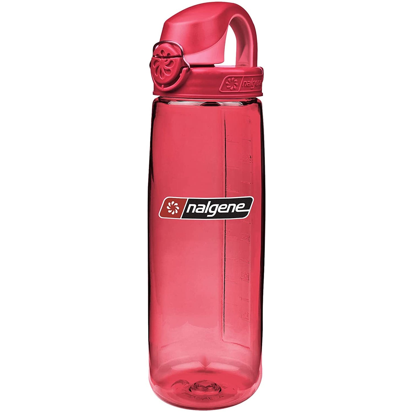 Nalgene 24oz On-The-Fly (OTF) Sustain Bottle, Petal w/ Beet Red Cap