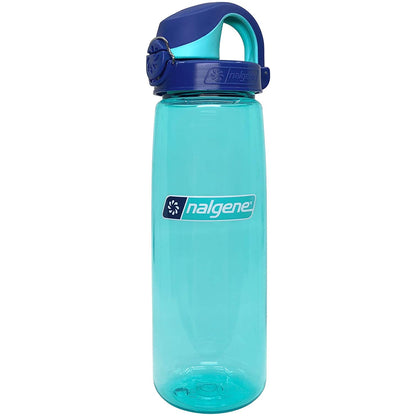 Nalgene 24oz On-The-Fly (OTF) Sustain Bottle, Aqua w/ Blue Aqua Cap