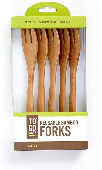 To-Go Ware Reusable Utensil Multi-Packs | Camping Utensils | Eco Friendly (Pack of 5)