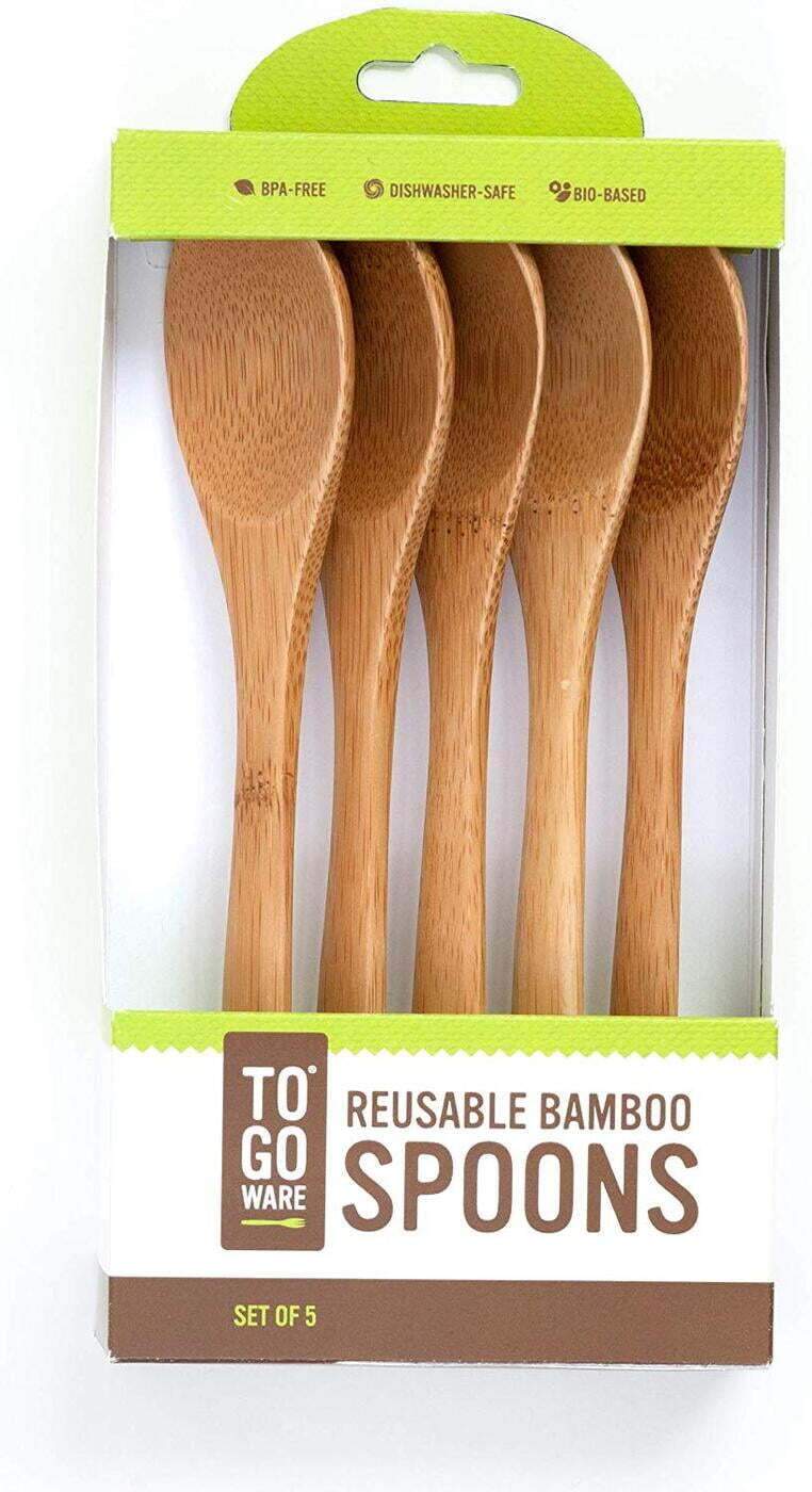 To-Go Ware Reusable Utensil Multi-Packs | Camping Utensils | Eco Friendly (Pack of 5)