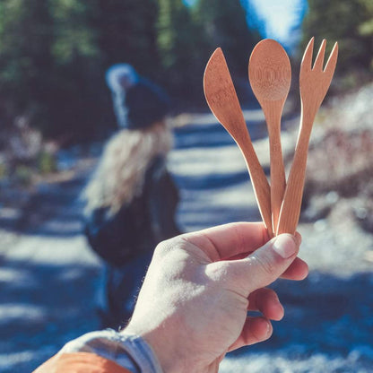 To Go Ware Kids Reusable Bamboo Utensils (Pack of 3 Spoons 3 Forks) Eco-Friendly