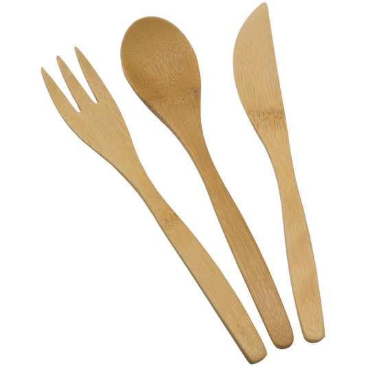 To-Go Ware Bamboo Fork, Knife, & Spoon Set