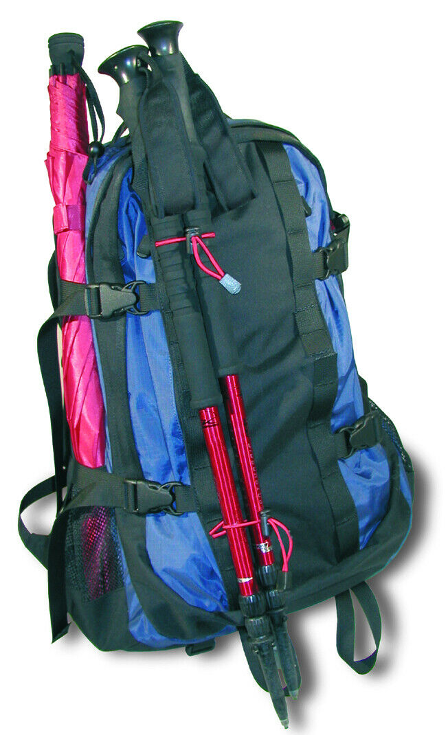 Backpack Attachment Holder-Set for Umbrellas and Hiking Poles