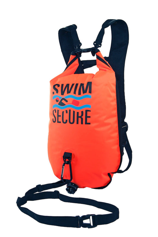 Swim Secure 30L Wild Swim Bag Tow Float | Dry Bag | Inflatable High-Visibility